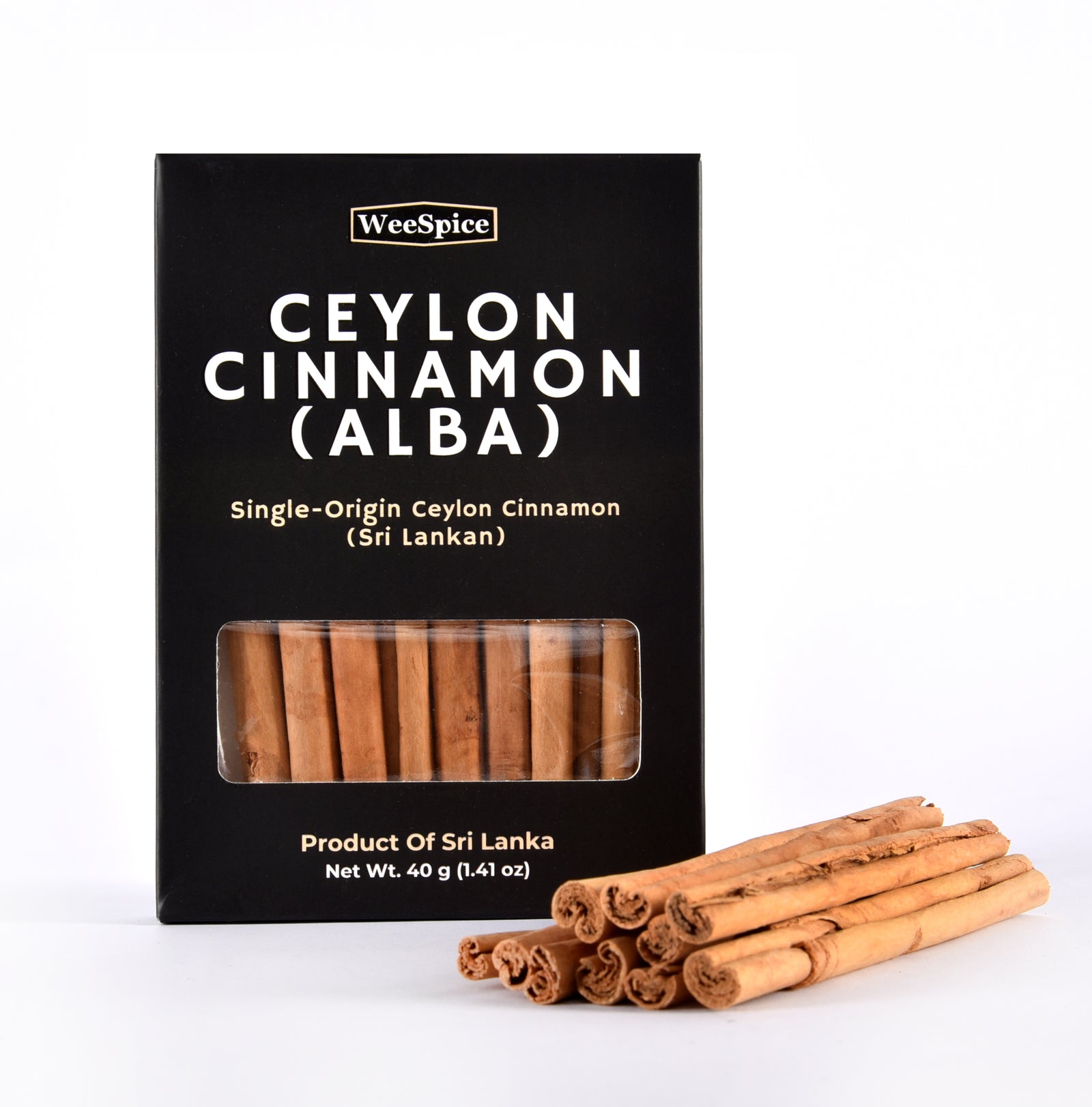 WeeSpice Ceylon Cinnamon Sticks Alba Grade Quills